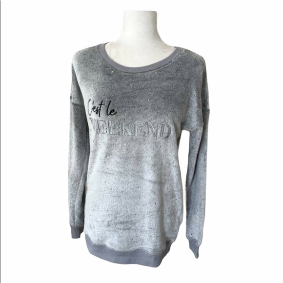JENNI Intimates C’est le Weekend Plush Top NWOT M - Picture 1 of 10